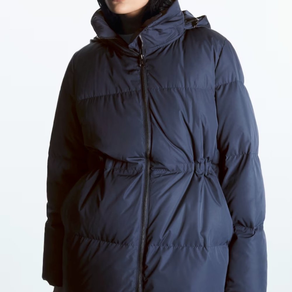 COS Drawstring Women's Redown Puffer Jacket NWOT - Picture 5 of 12